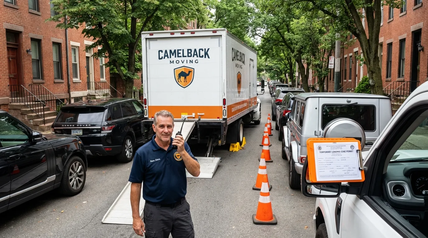City street loading permit setup in Breckenridge, CO
