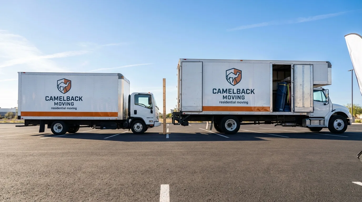 Moving truck size capacity guide in Breckenridge